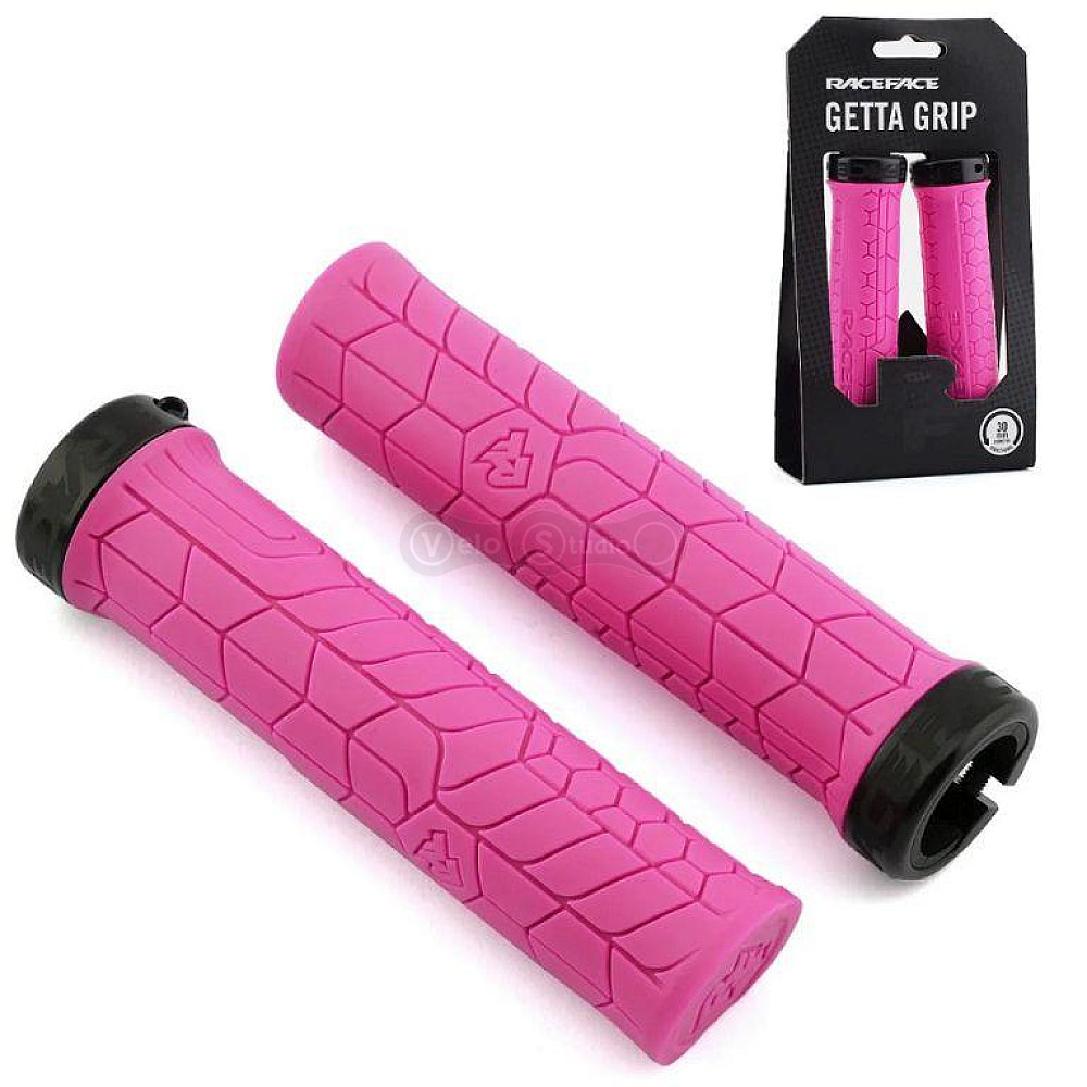 Грипсы Race Face Getta Grips Magenta Black 33 мм