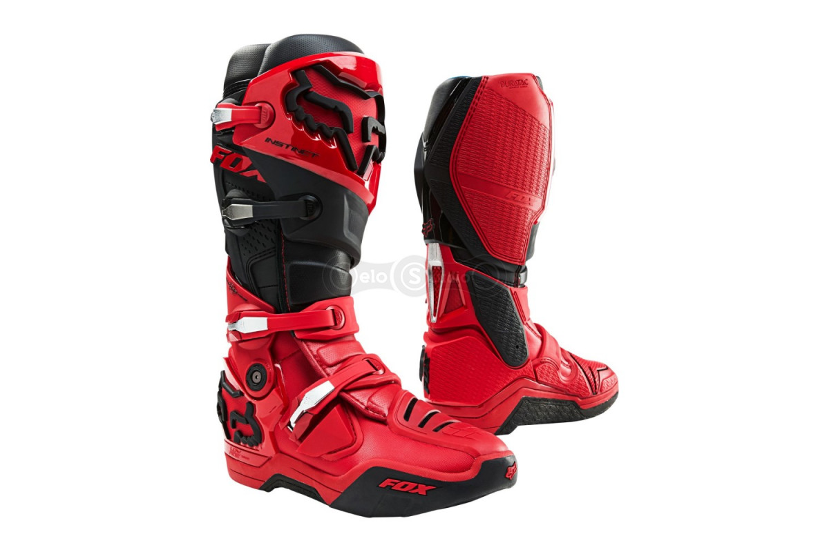 Fox Moto レッドバイクブーツ 新ラインナップが加わったFOXモトクロスブーツ2023モデル - Off1.jp