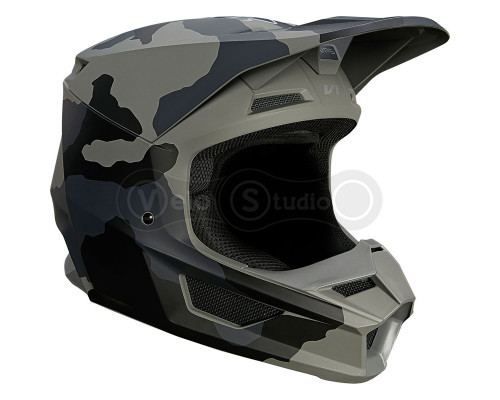 Мотошолом FOX V1 Mips Trev Helmet ECE Black Camo S (54-56 см)