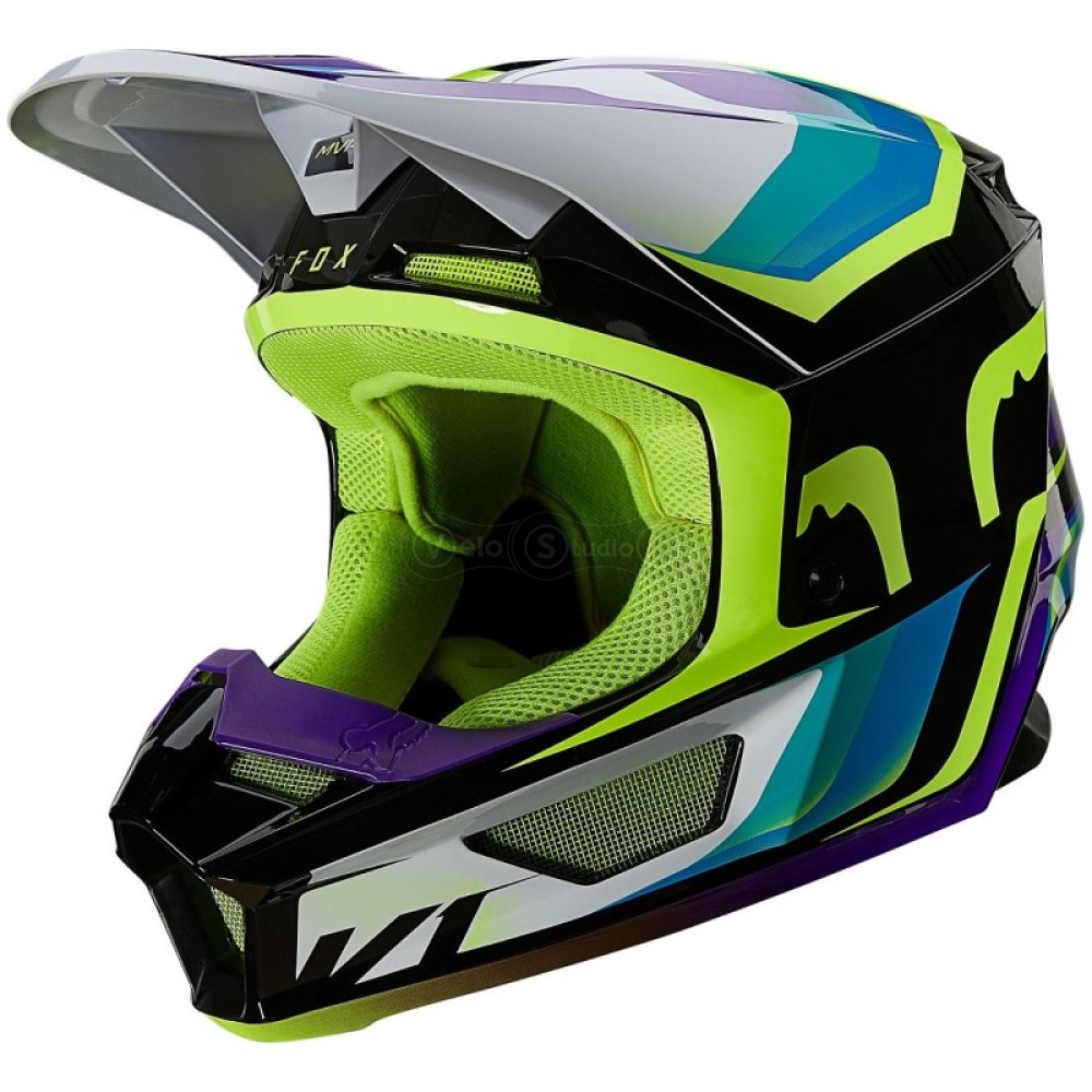 Мотошлем FOX V1 Mips Tro Helmet ECE Aqua L (59-60 см)