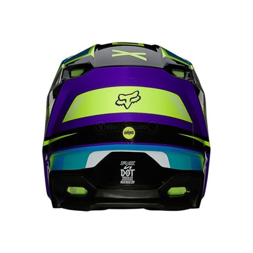 Мотошлем FOX V1 Mips Tro Helmet ECE Aqua L (59-60 см)