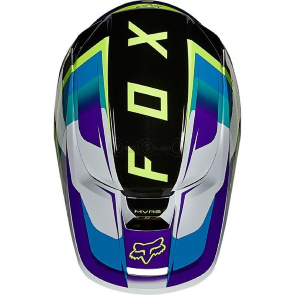 Мотошлем FOX V1 Mips Tro Helmet ECE Aqua L (59-60 см)