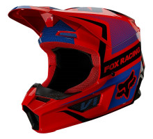 Мотошолом FOX V1 Oktiv Mips Helmet Flo Red S (54-56 см)