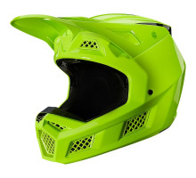 Мотошлем FOX V3 RS Psycosis Helmet Flo Yellow XL (61-63 см)