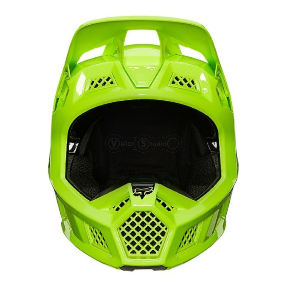 Мотошлем FOX V3 RS Psycosis Helmet Flo Yellow L (59-60 см)