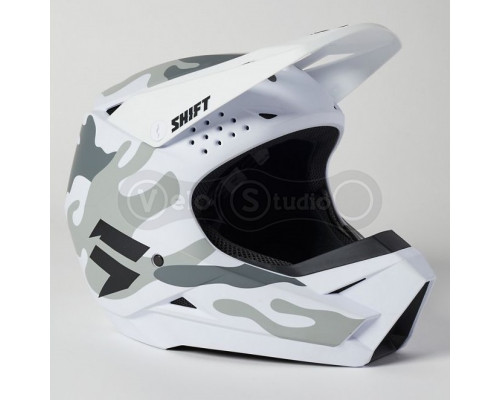 Мотошлем SHIFT WHIT3 Helmet White Camo L