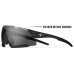 Очки Tifosi Aethon Matte Black, сменные линзы, США