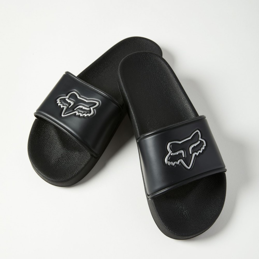 Шльопанці FOX Unisex Track Slides Black розмір S