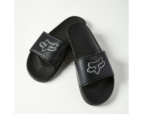 Шльопанці FOX Unisex Track Slides Black розмір S