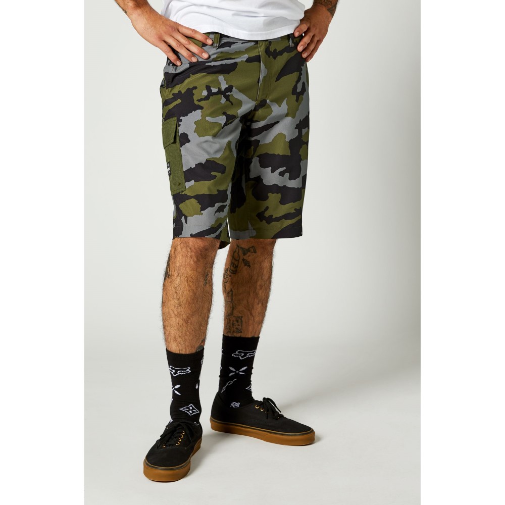 Шорты FOX Essex Tech Print Green Camo размер 32