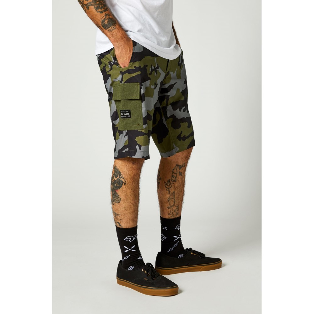Шорты FOX Essex Tech Print Green Camo размер 32