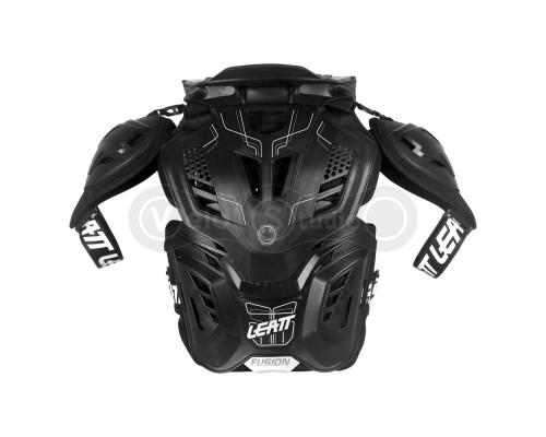 Мотозащита тела и шеи LEATT Fusion vest 3.0 Black S/M (160-172 см)
