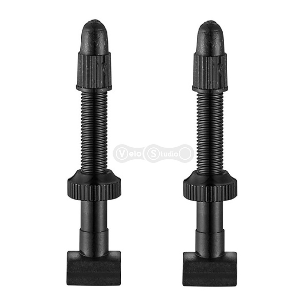 Бескамерный ниппель Giant Tubeless Valve 40 мм 2 шт алюминиевый чёрный