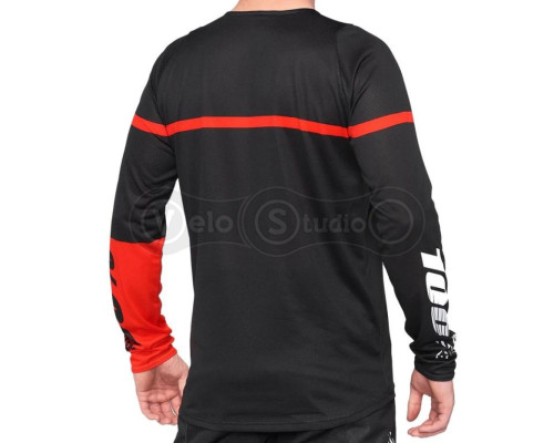 Джерси Ride 100% R-CORE Jersey Black Red размер M