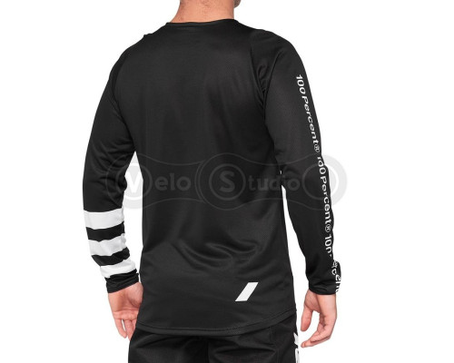 Джерсі Ride 100% R-CORE Jersey Black White розмір L