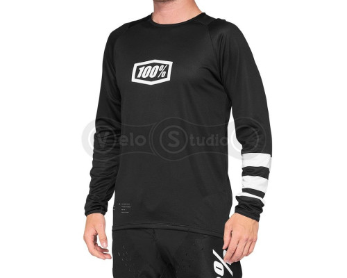 Джерсі Ride 100% R-CORE Jersey Black White розмір L