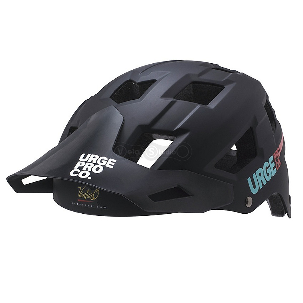 Вело шлем Urge Venturo MTB матовый чёрный L/XL (58-62 см)