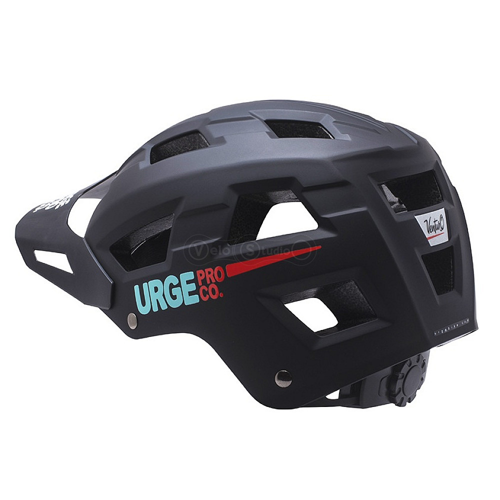 Вело шлем Urge Venturo MTB матовый чёрный L/XL (58-62 см)