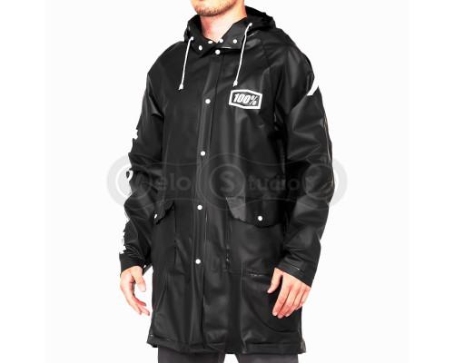 Вело куртка - дождевик Ride 100% Torrent Raincoat Black размер M