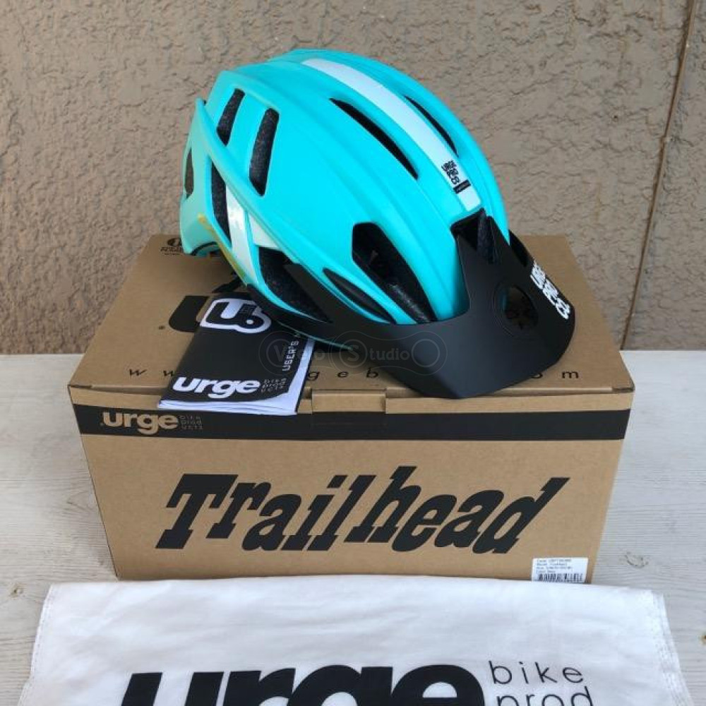 Вело шлем Urge TrailHead бирюзовый S/M (52-58 см)
