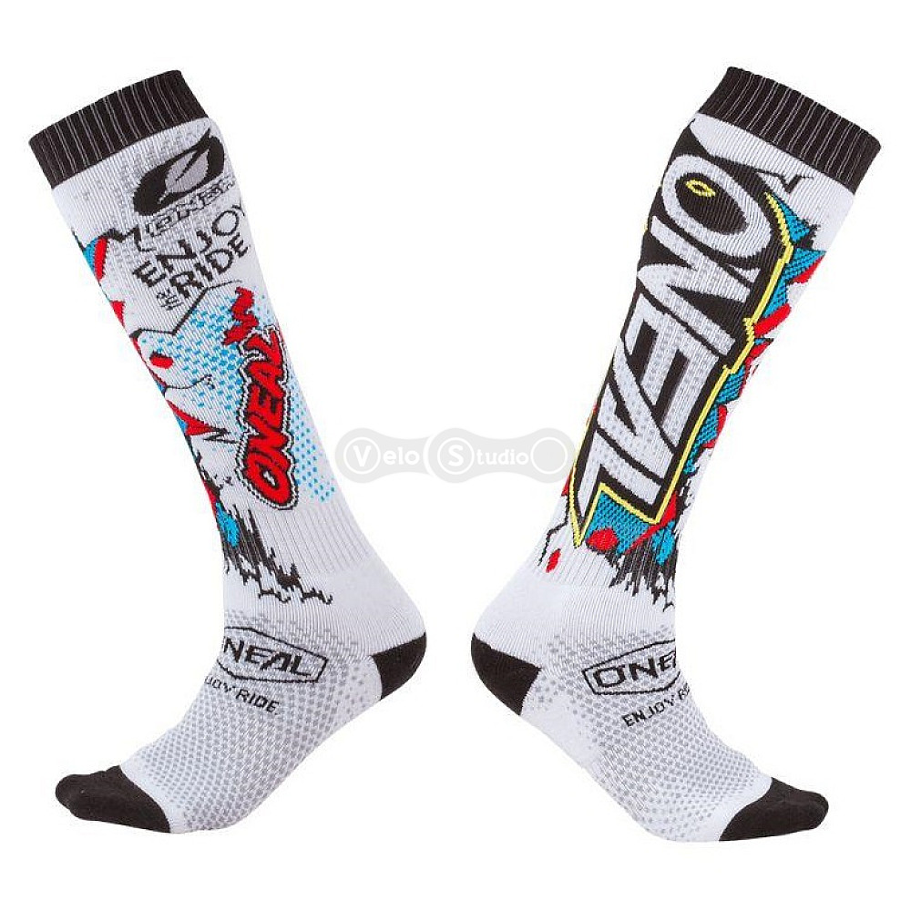 Шкарпетки O`Neal Pro MX Sock Villain White (One Size)