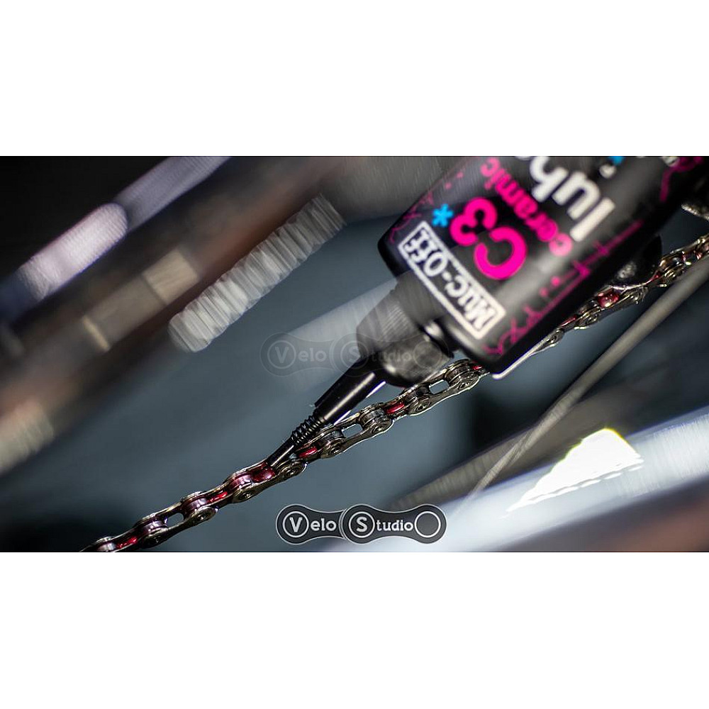 Смазка для цепи Muc-Off C3 Ceramic Wet Lube 50 ml + фонарик
