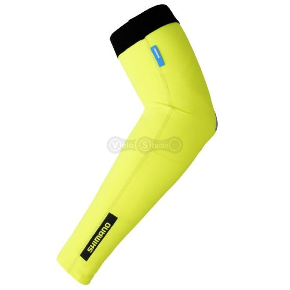 Утеплители рук Shimano Arm Warmer неоново-желтые, размер L