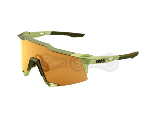 Велосипедные очки Ride 100% Speedcraft - Matte Metallic Viperidae - Bronze Multilayer Mirror