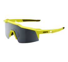 Велосипедные очки Ride 100% SpeedCraft SL - Soft Tact Banana - Black Mirror Lens + Clear
