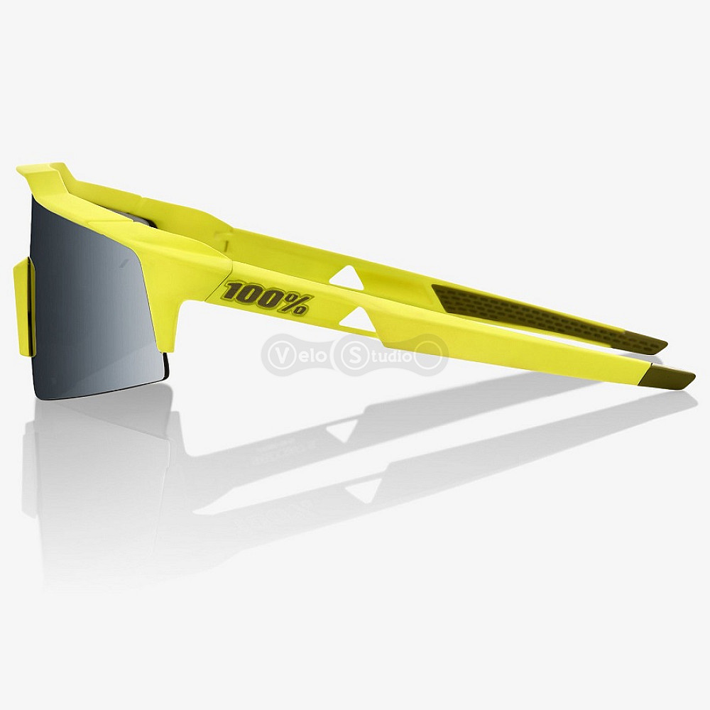 Велосипедные очки Ride 100% SpeedCraft SL - Soft Tact Banana - Black Mirror Lens + Clear