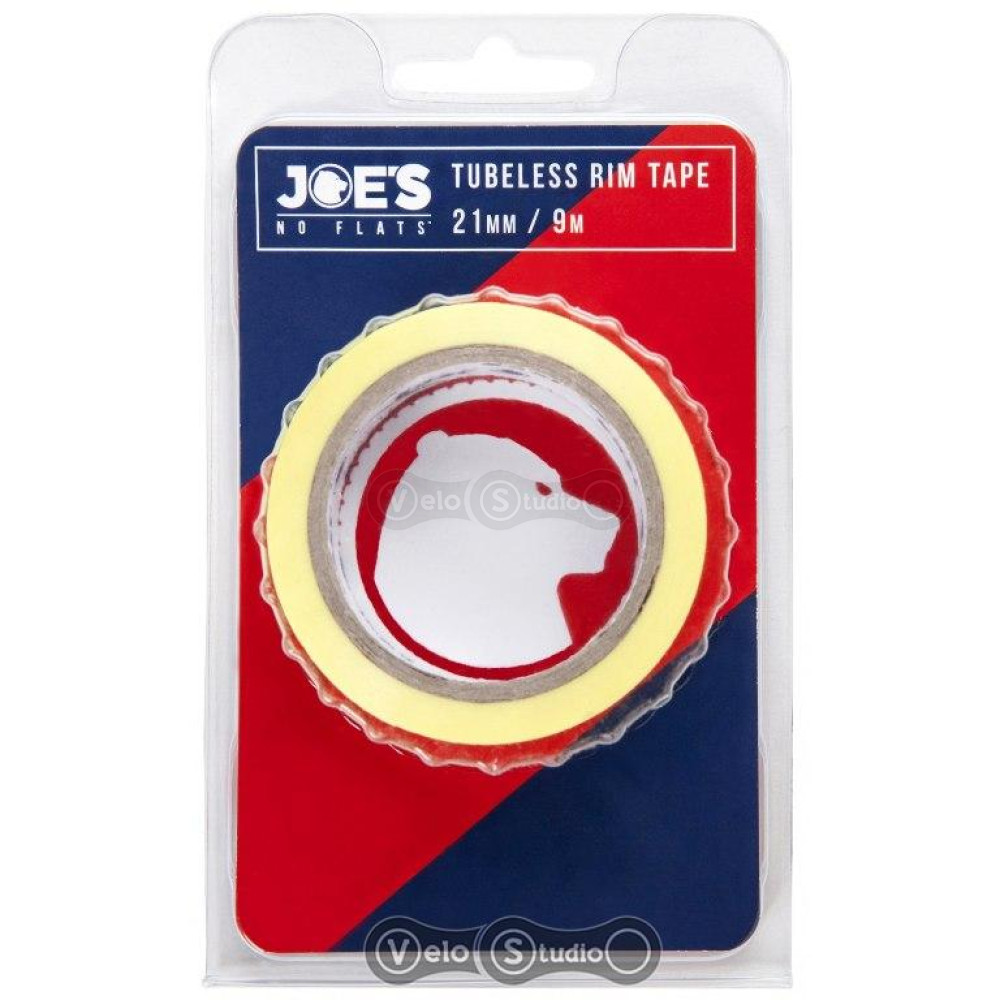 Бескамерная лента Joe's Tubeless Yellow Rim Tape 21 мм