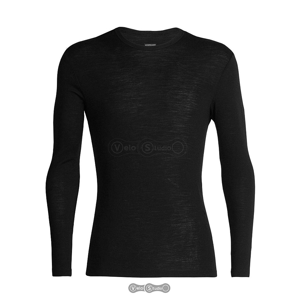 Термофутболка Icebreaker 175 Everyday LS Merino Crewe Black M