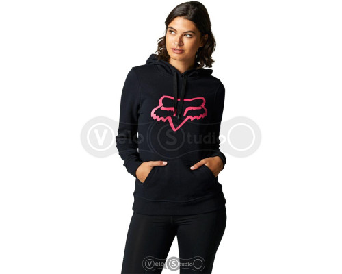 Толстовка FOX Boundary Pullover Fleece женская Black/Pink размер XS
