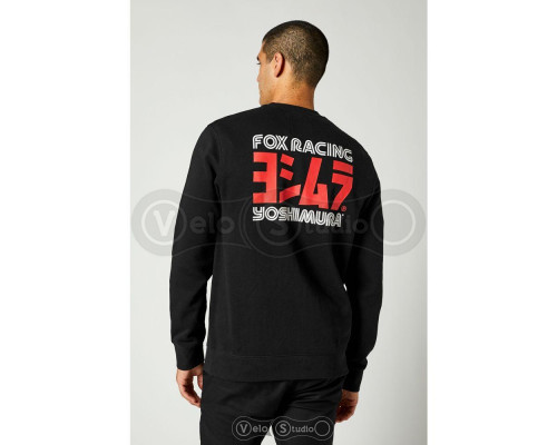 Толстовка FOX Yoshimura Crew Fleece Black розмір L