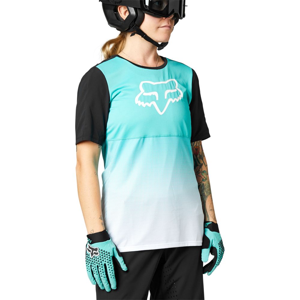 Вело джерсі FOX Flexair Womens Jersey Teal розмір L