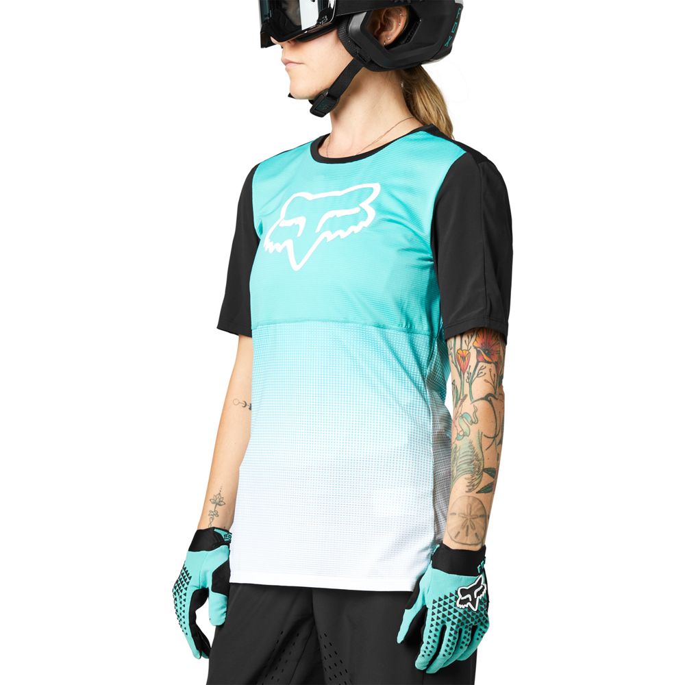 Вело джерсі FOX Flexair Womens Jersey Teal розмір L