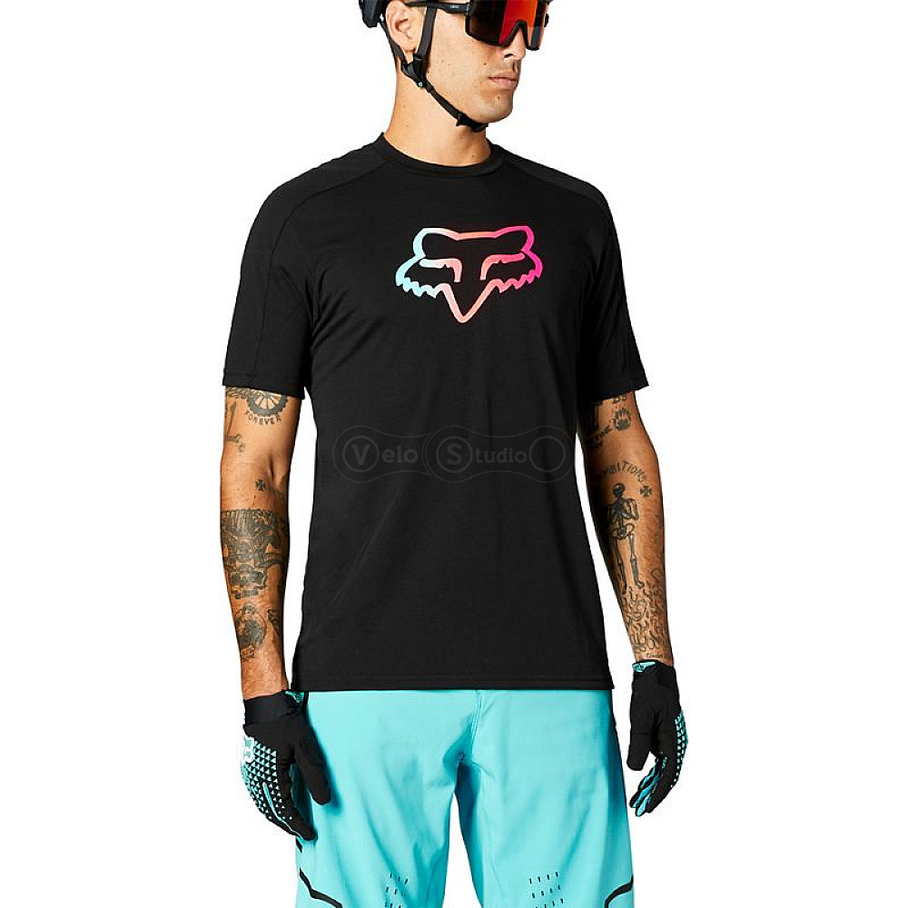 Вело джерси FOX Ranger DR SS Jersey Black размер L