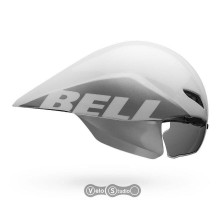 Вело шлем Bell Javelin бело-серебристый (55-59 см)