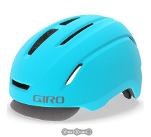 Вело шлем Giro Caden LED матовый голубой размер M (55-59 см)