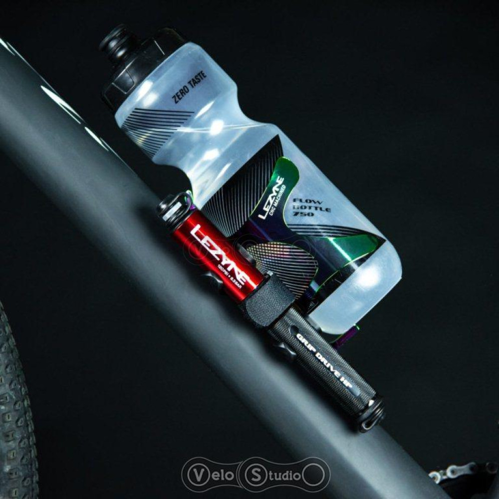 Ручной насос Lezyne Grip Drive HP-120 psi S-186 мм красный
