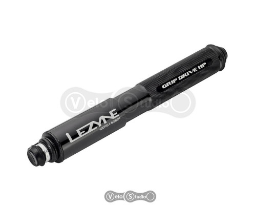 Ручной насос Lezyne Grip Drive HP-120 psi S-186 мм чёрный