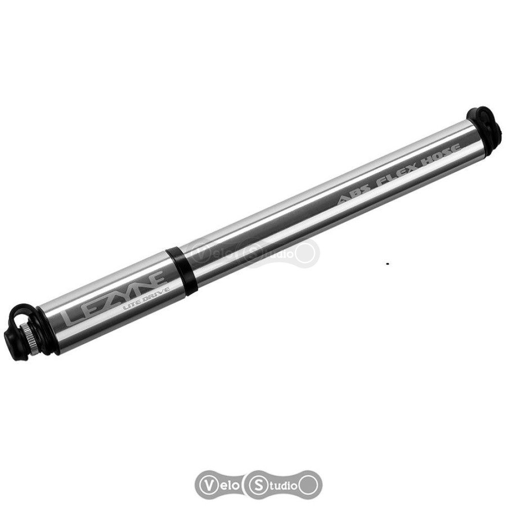 Велонасос Lezyne Lite Drive 160 psi M-216 мм серебро