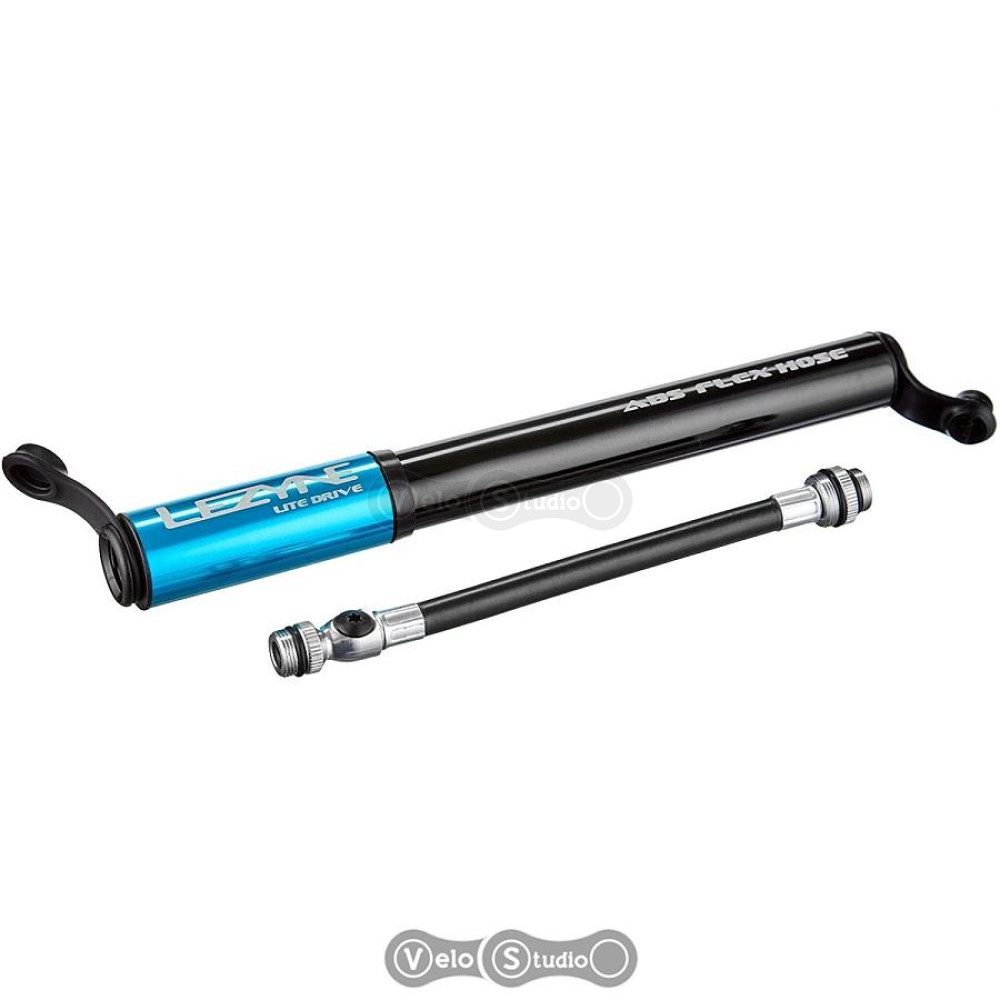 Велонасос Lezyne Lite Drive 160 psi S-180 мм синій
