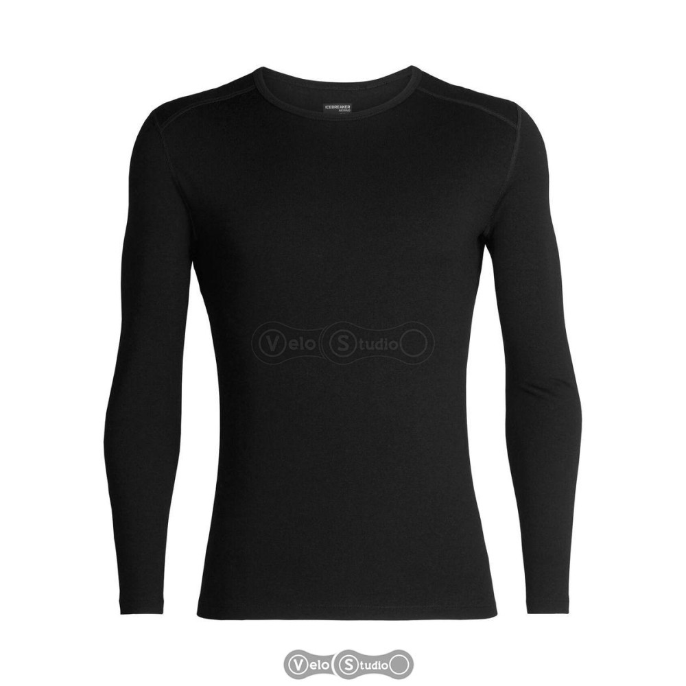 Термофутболка Icebreaker 260 Tech LS Crewe Black L