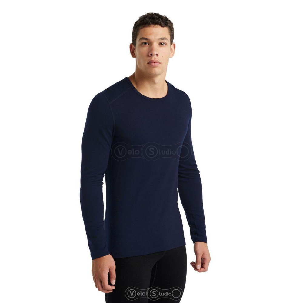 Термофутболка Icebreaker 260 Tech LS Midnight Navy M