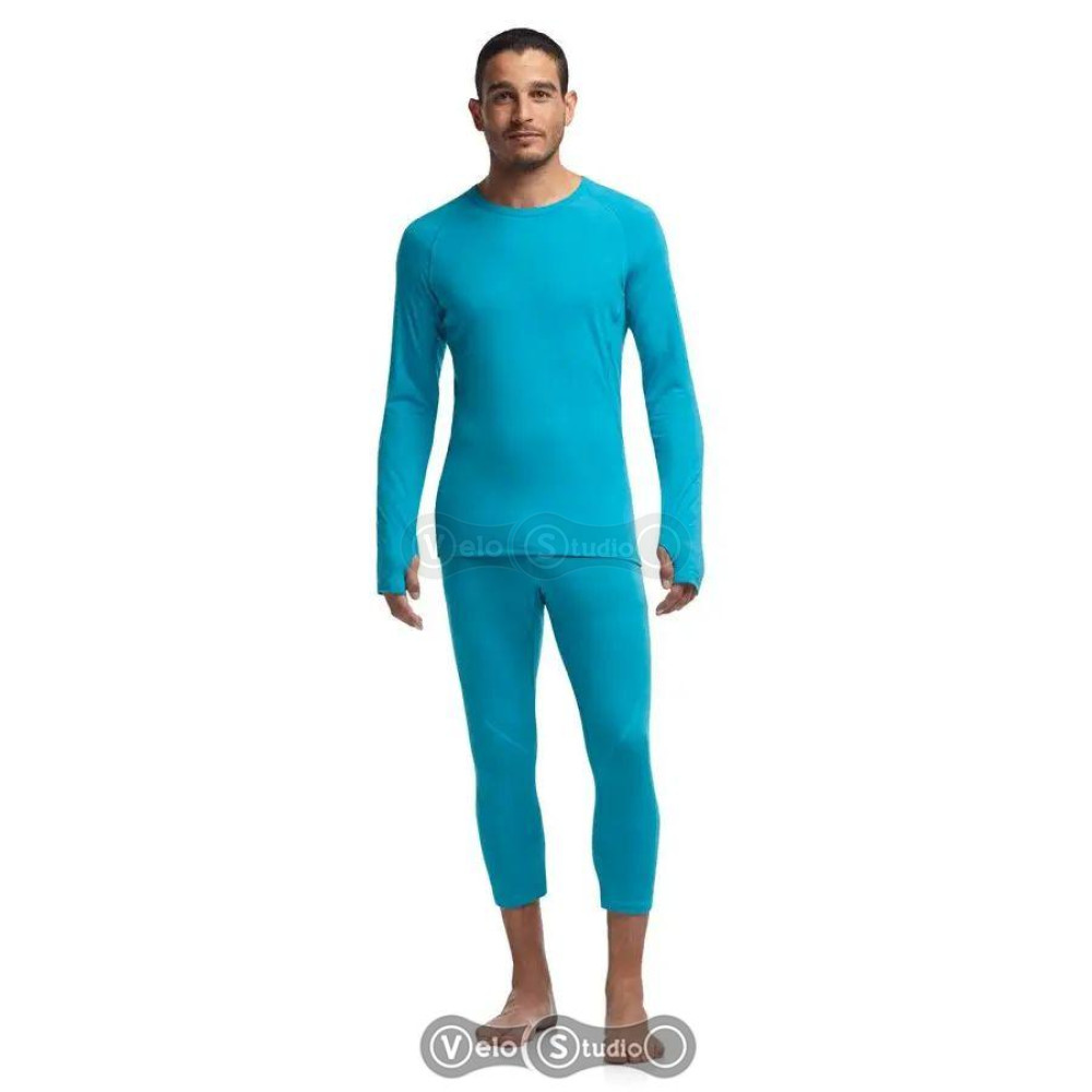 Термофутболка Icebreaker Sprint LS Crewe MEN aegean/admiral M