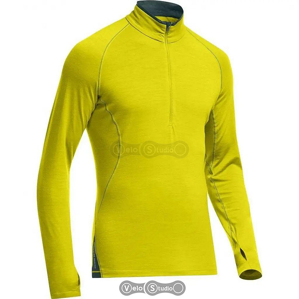 Термофутболка Icebreaker Sprint LS Half Zip MEN charteuse/pine L
