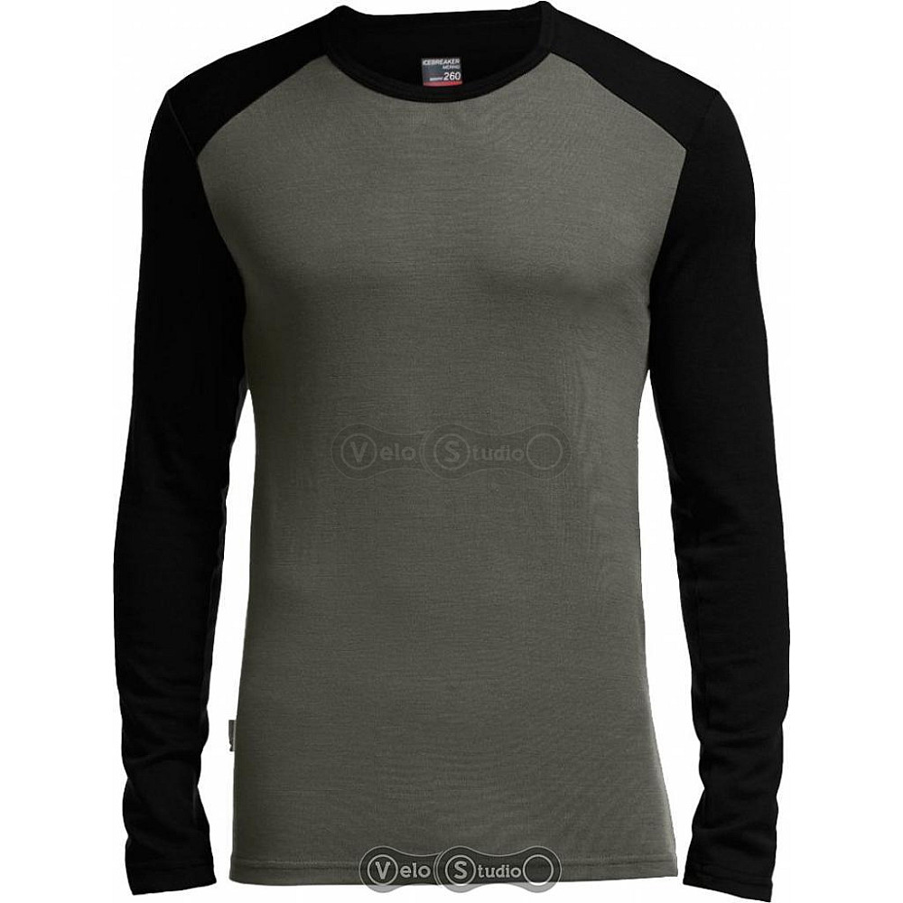 Термофутболка Icebreaker Tech Top LS Crewe Men monsoon/black S