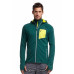 Термокофта Icebreaker Atom LS Zip Hood pine/chartreuse/white L