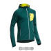 Термокофта Icebreaker Atom LS Zip Hood pine/chartreuse/white L